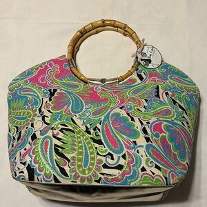 Mud pie Bag Lady Tote NWT